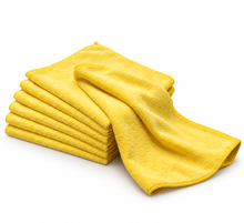 Load image into Gallery viewer, Microfiber Cloths Pack Of Five Yellow
